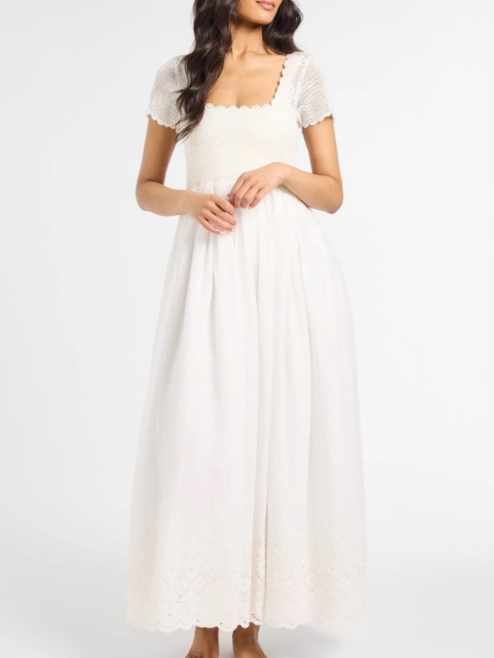 Mille Carla Crochet Dress M NWOT